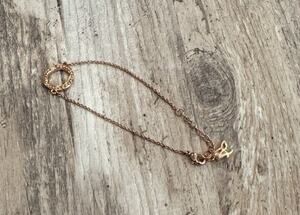 Adore by Swarovski - Signature Organic Circle Bracelet Rose Gold Plated NWOT